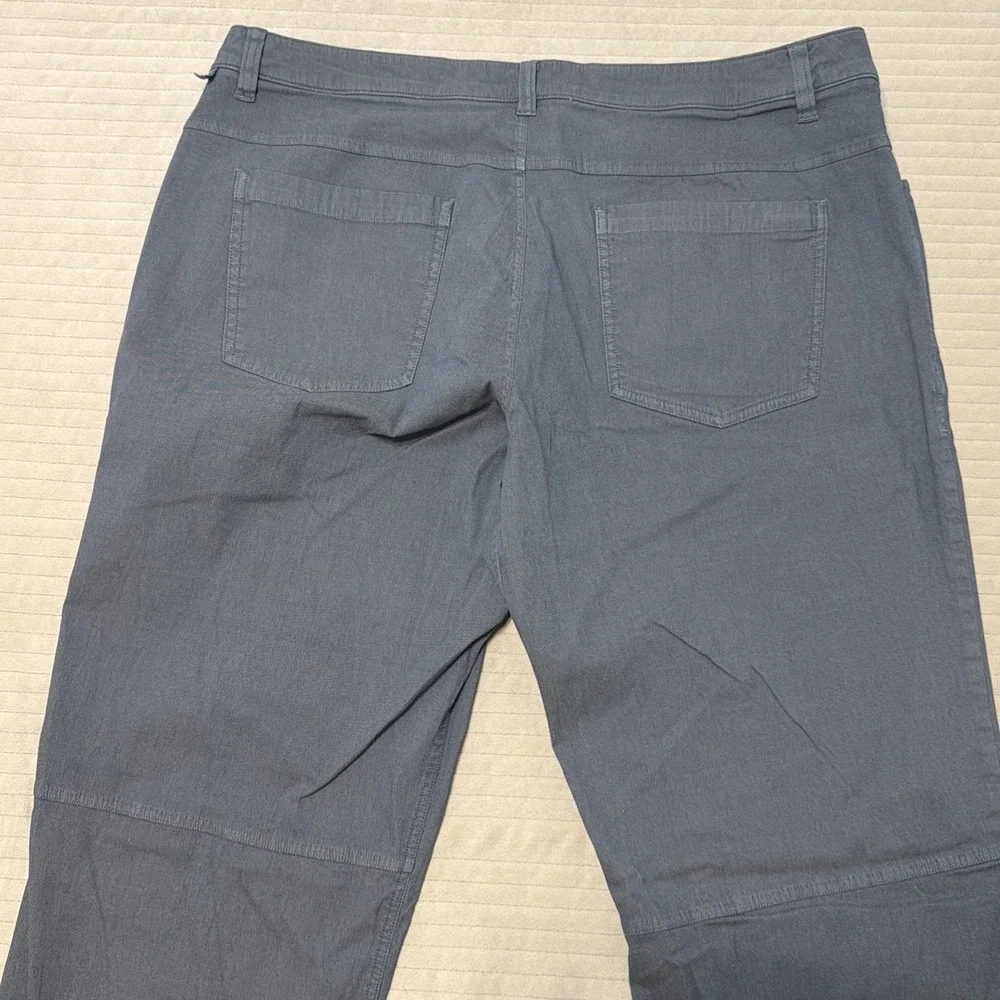 Lululemon ABC Pants Men's 34 gray Casual Chino Trousers Zip Pocket Warpstream